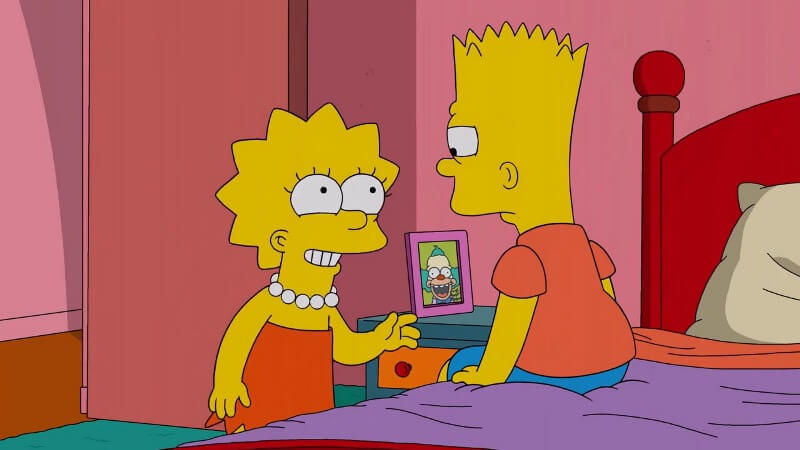 Лиза и барт Симпсоны