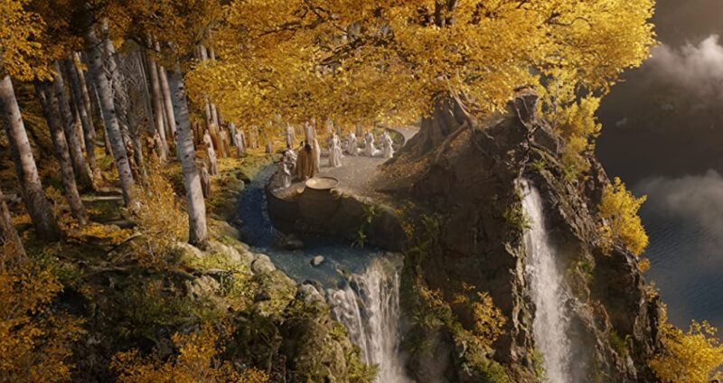 Водопад Властелин колец: Кольца власти 2 сезон